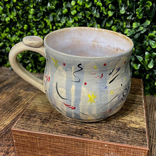 Handcrafted Coffee Mug - Painted Bayou