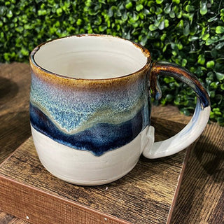 Handcrafted Coffee Mug - Painted Bayou