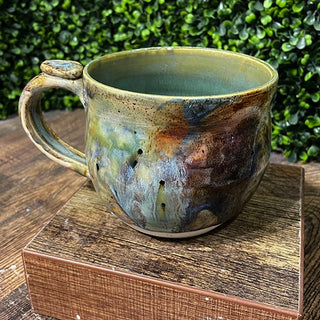 Handcrafted Coffee Mug - Painted Bayou