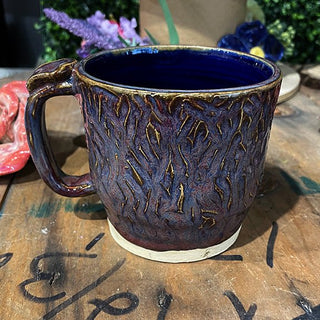 Purple Texture Mug - Painted Bayou