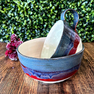 Royal & Rust Mug and Cereal Bowl - Painted Bayou